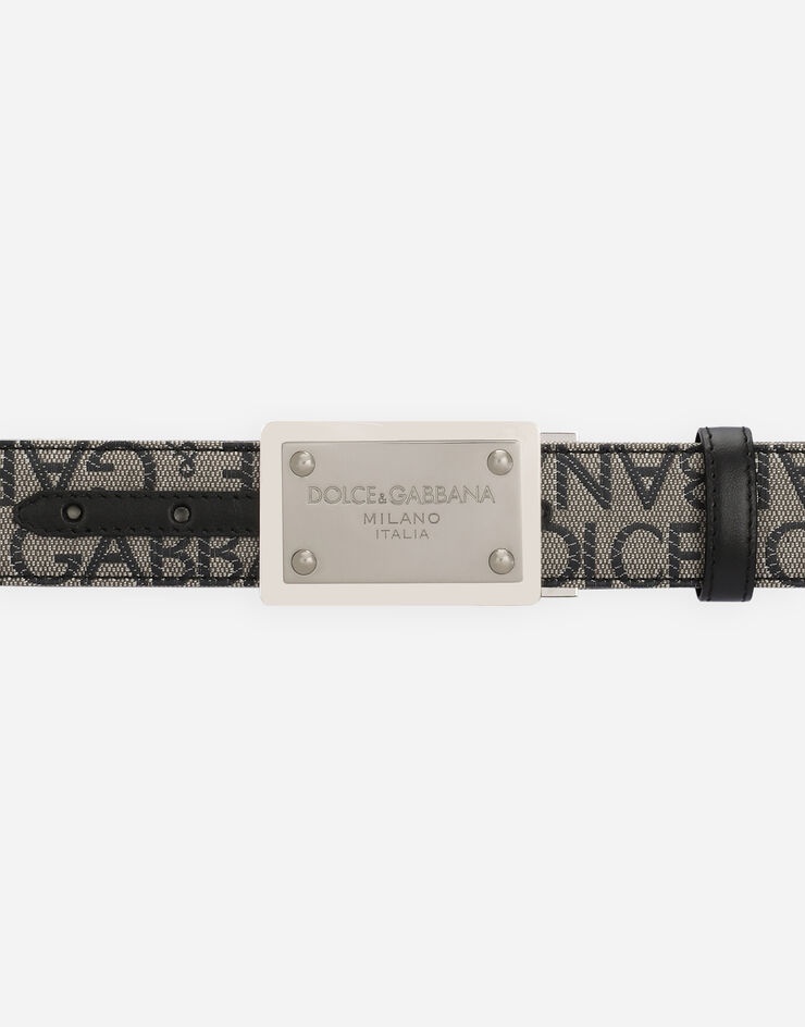 Coated jacquard belt with logo tag - 3