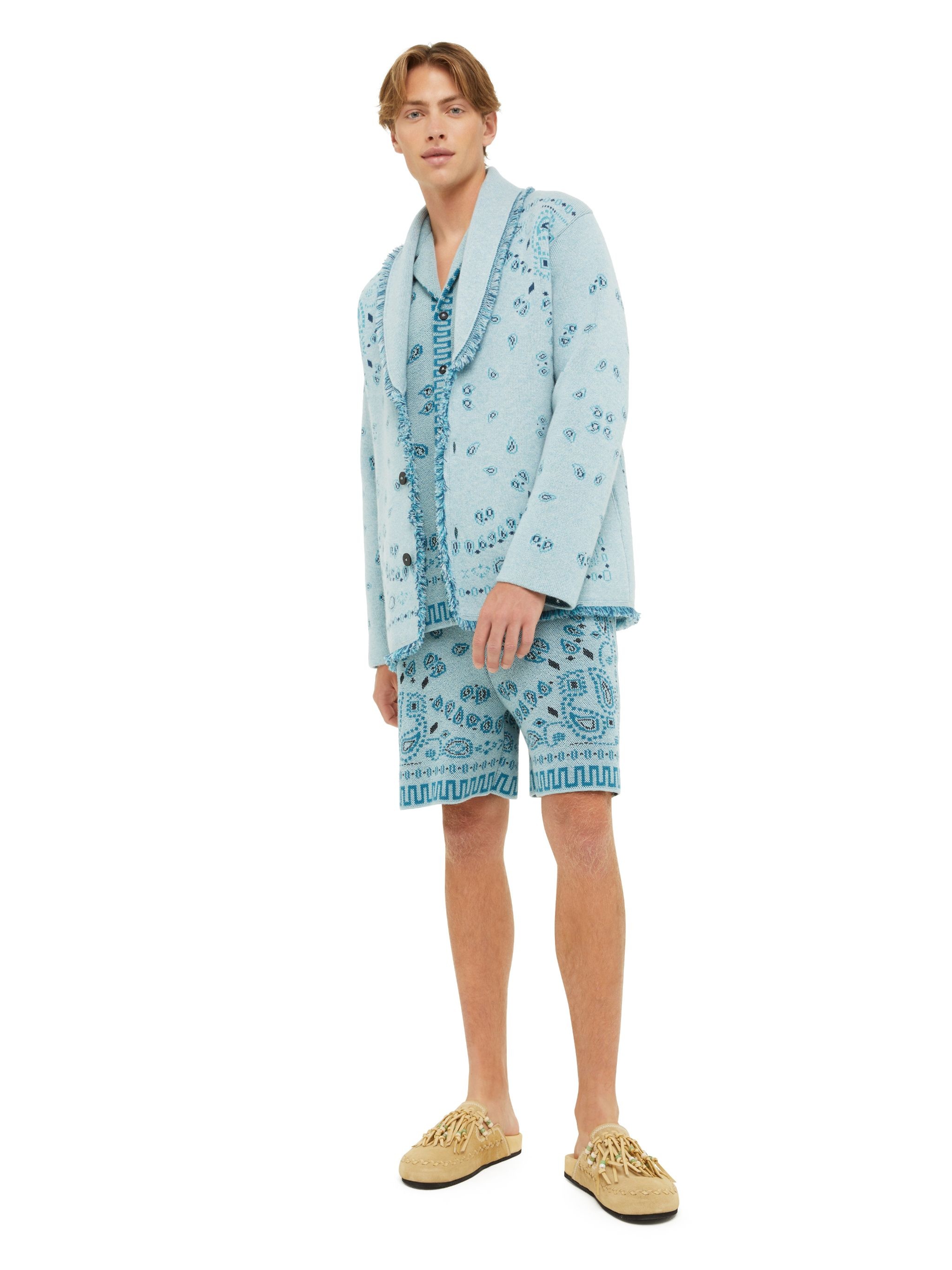 Bandana Jacquard Cardigan - 3
