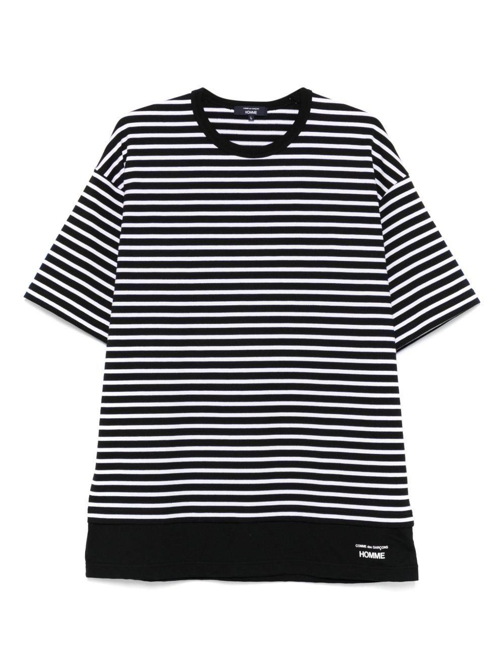 striped T-shirt - 1