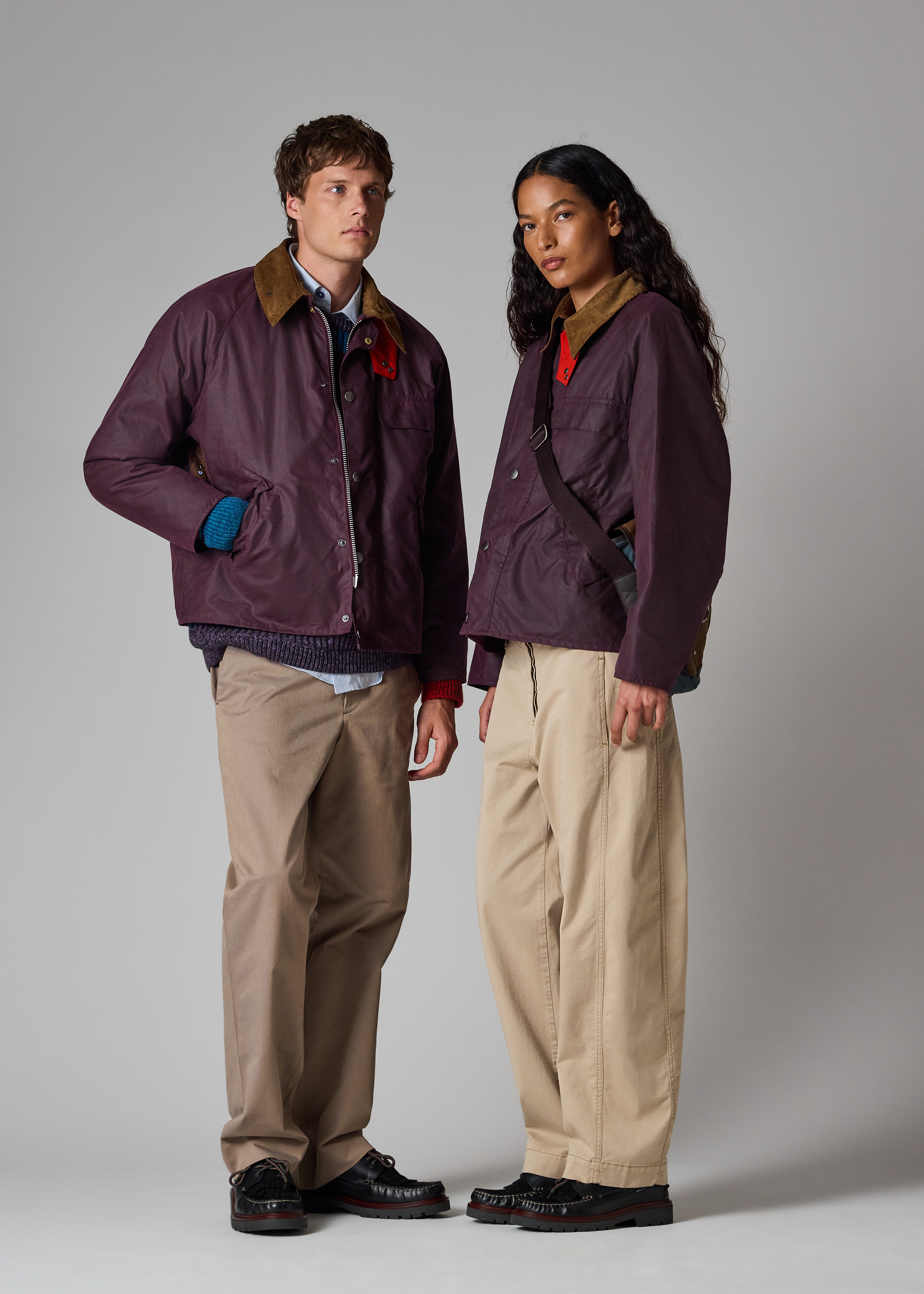 Paul Smith loves Barbour - Grape Transport Wax Jacket - 5