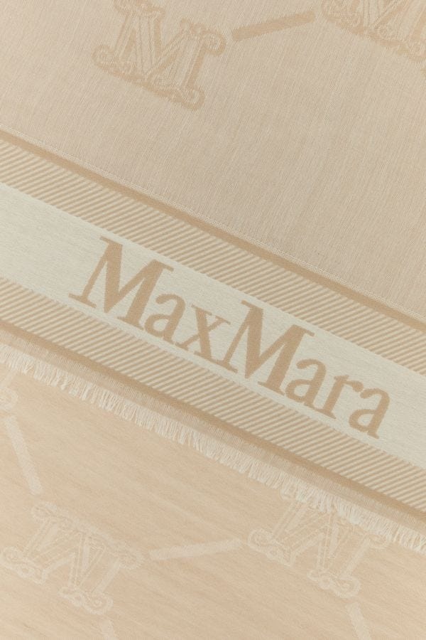 マフラー・ストール MAX MARA EMBROIDERED WOOL BLEND MOLVENO SCARF Max Mara Max Mara Woman Embroidered Wool Blend Molveno Scarf