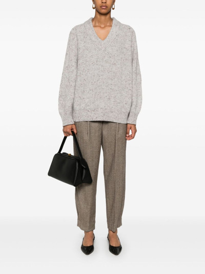 Brunello Cucinelli mélange-effect sweater outlook