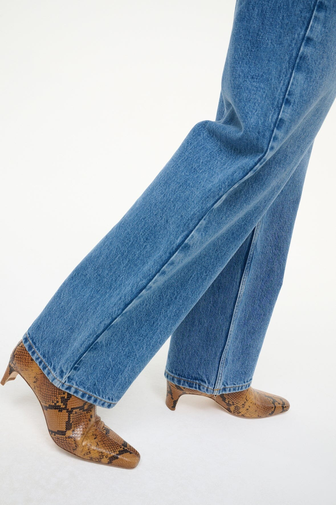 STAUD WALLY ANKLE BOOT SNAKE - 8