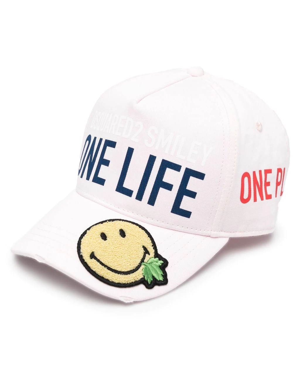 One Life slogan-print cap - 1