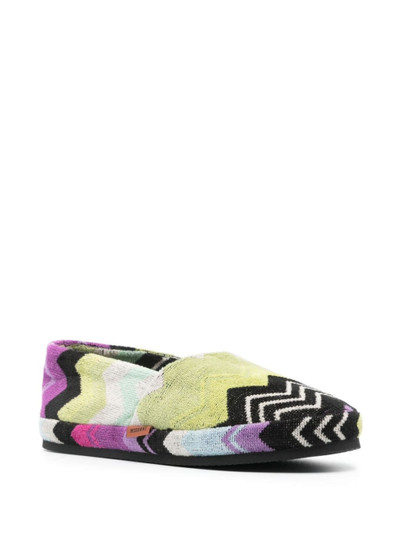 Missoni zigzag-motif slippers outlook