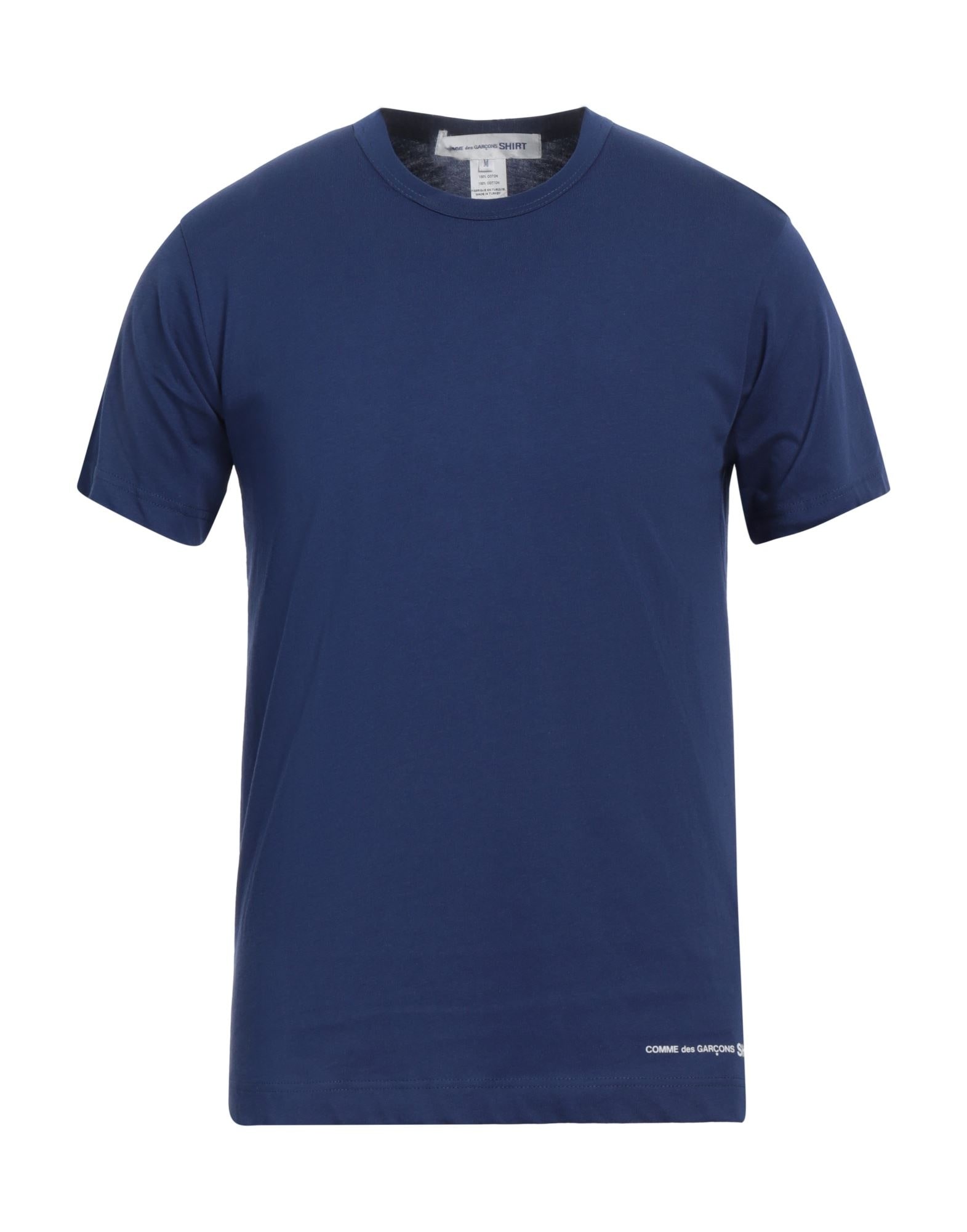 Blue Men's Basic T-shirt - 1