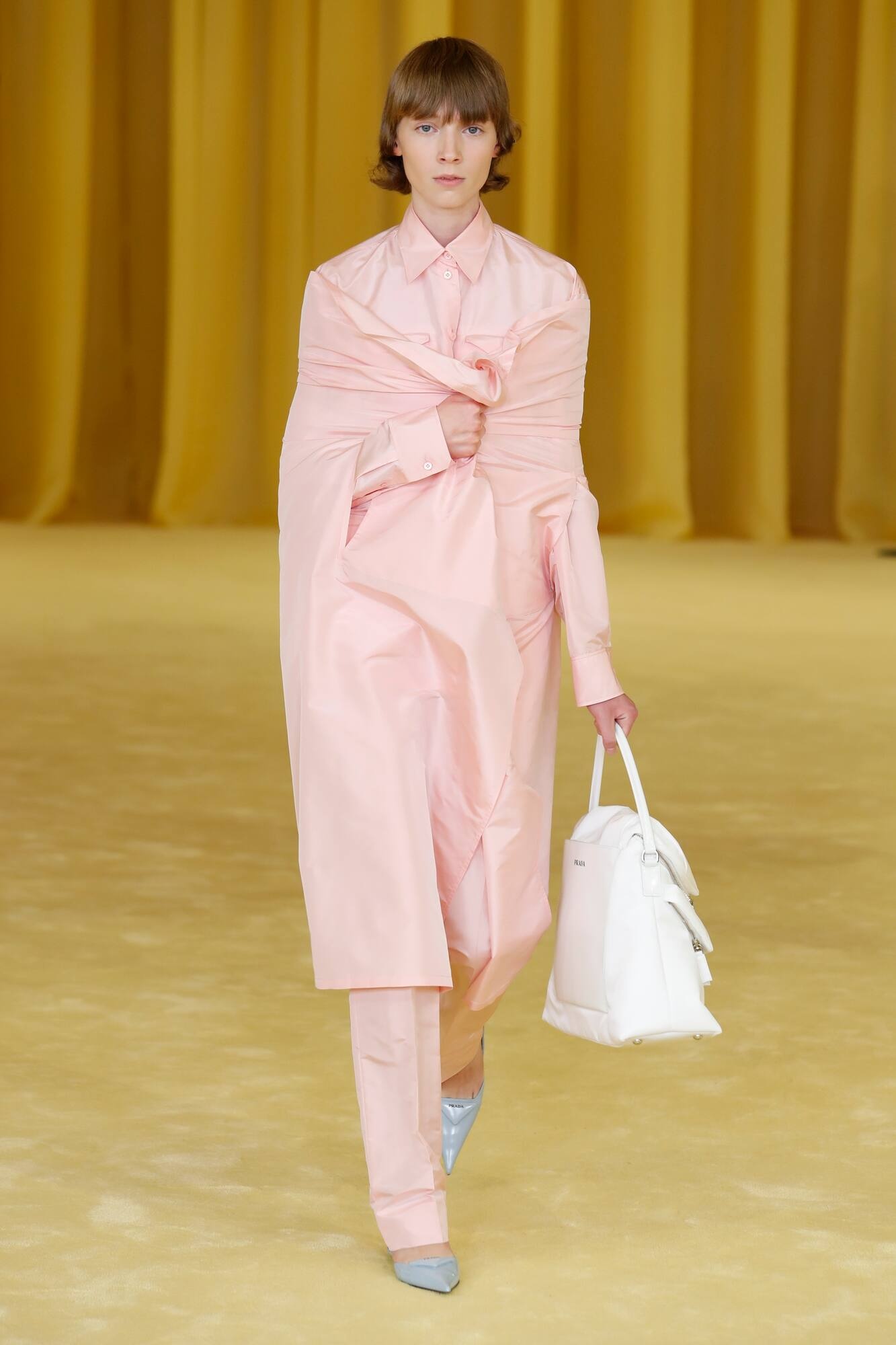 Silk taffeta cape - 6