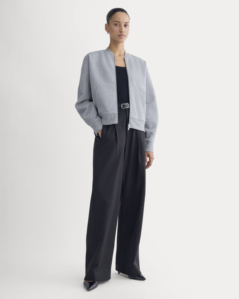 LUXE FLEECE BOMBER JACKET 3