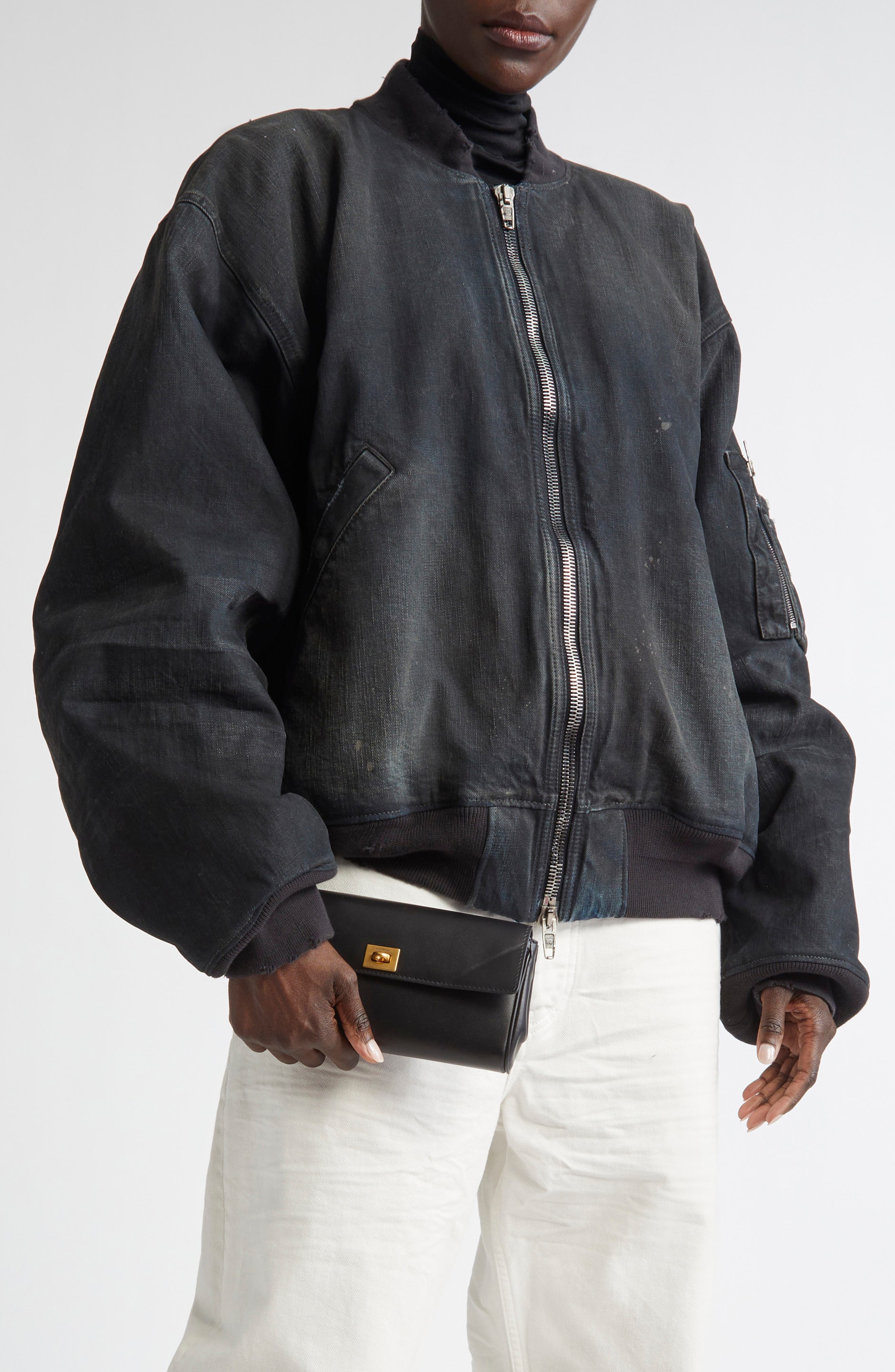 Balenciaga Rodeo Leather Continental Wallet in 1000 Black at Nordstrom - 3