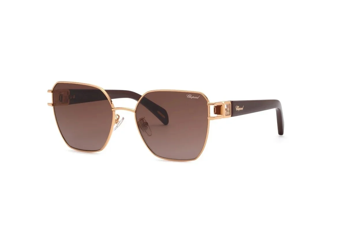 Chopard Brown Gradient Pink Cat Eye Ladies Sunglasses SCHM22S 8FCY 57 - 1