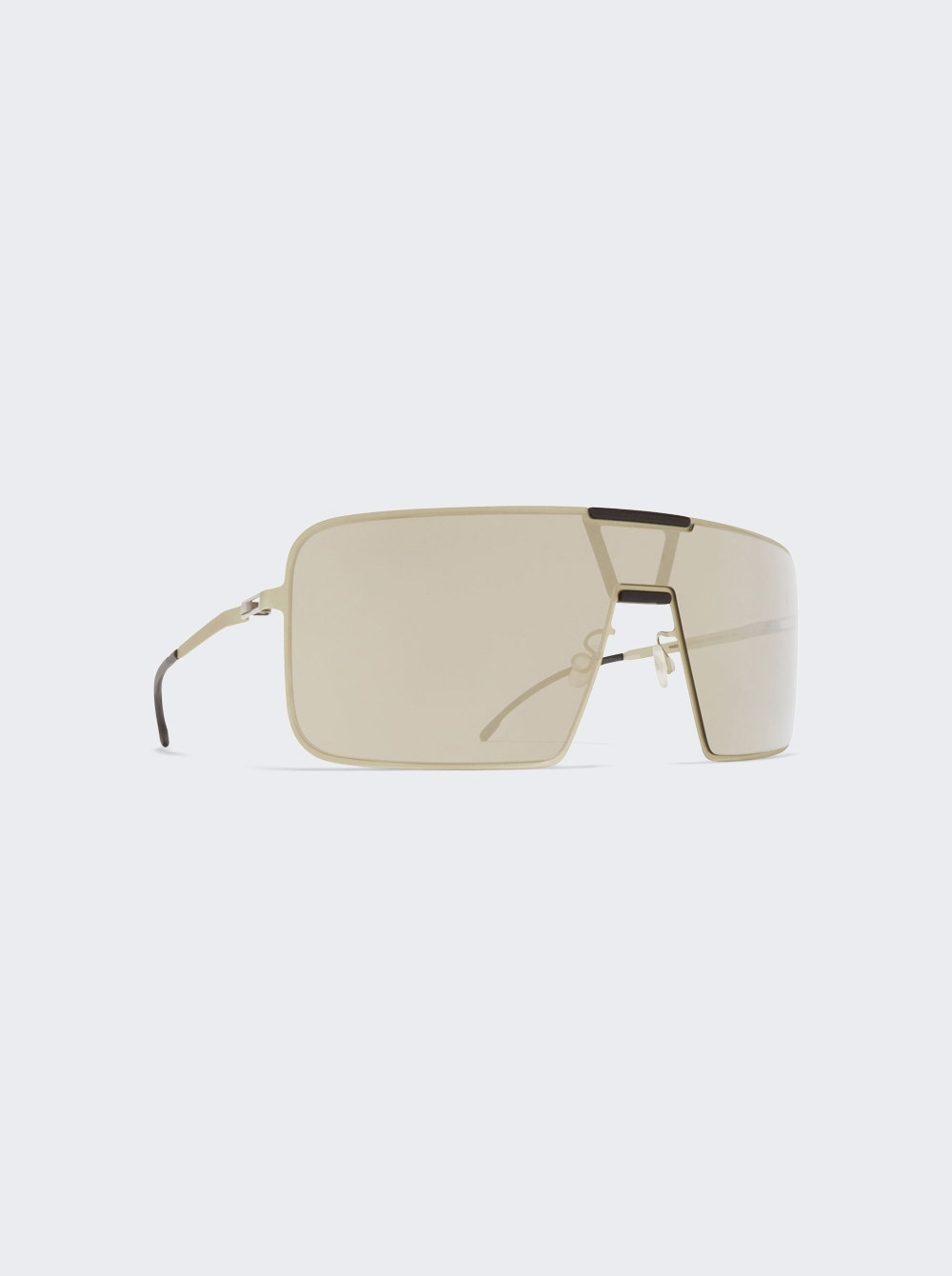 X Rimowa Visor Mr004 Sunglasses Titan And Pitch Black - 2