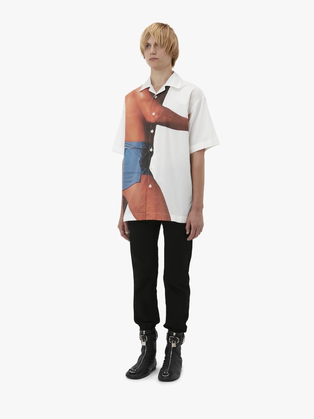PRINTED SHORT SLEEVE SHIRT - 4