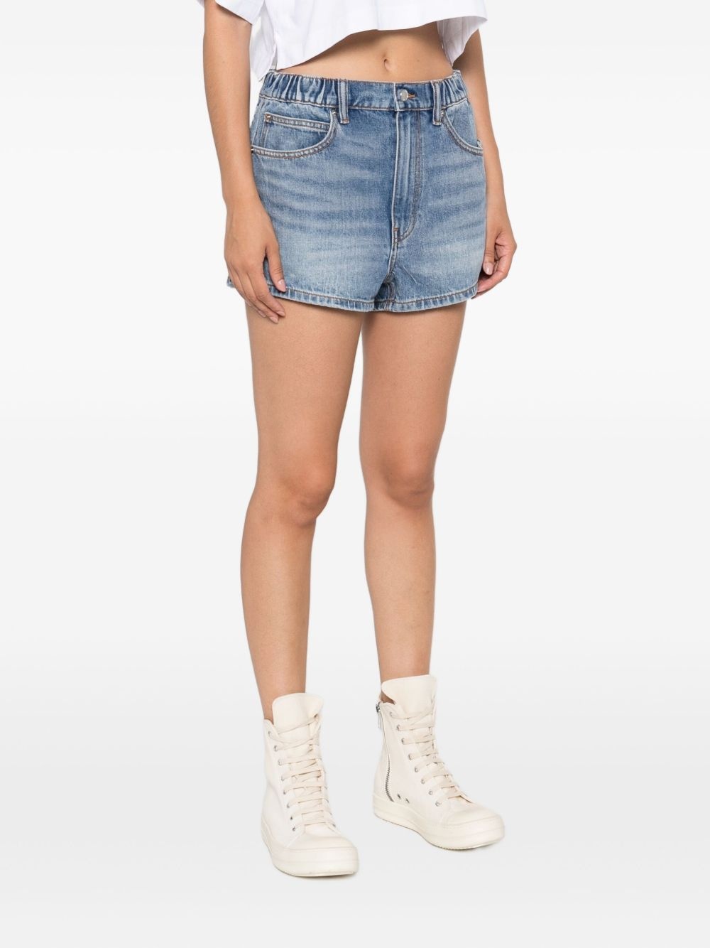 Marathon denim shorts - 3