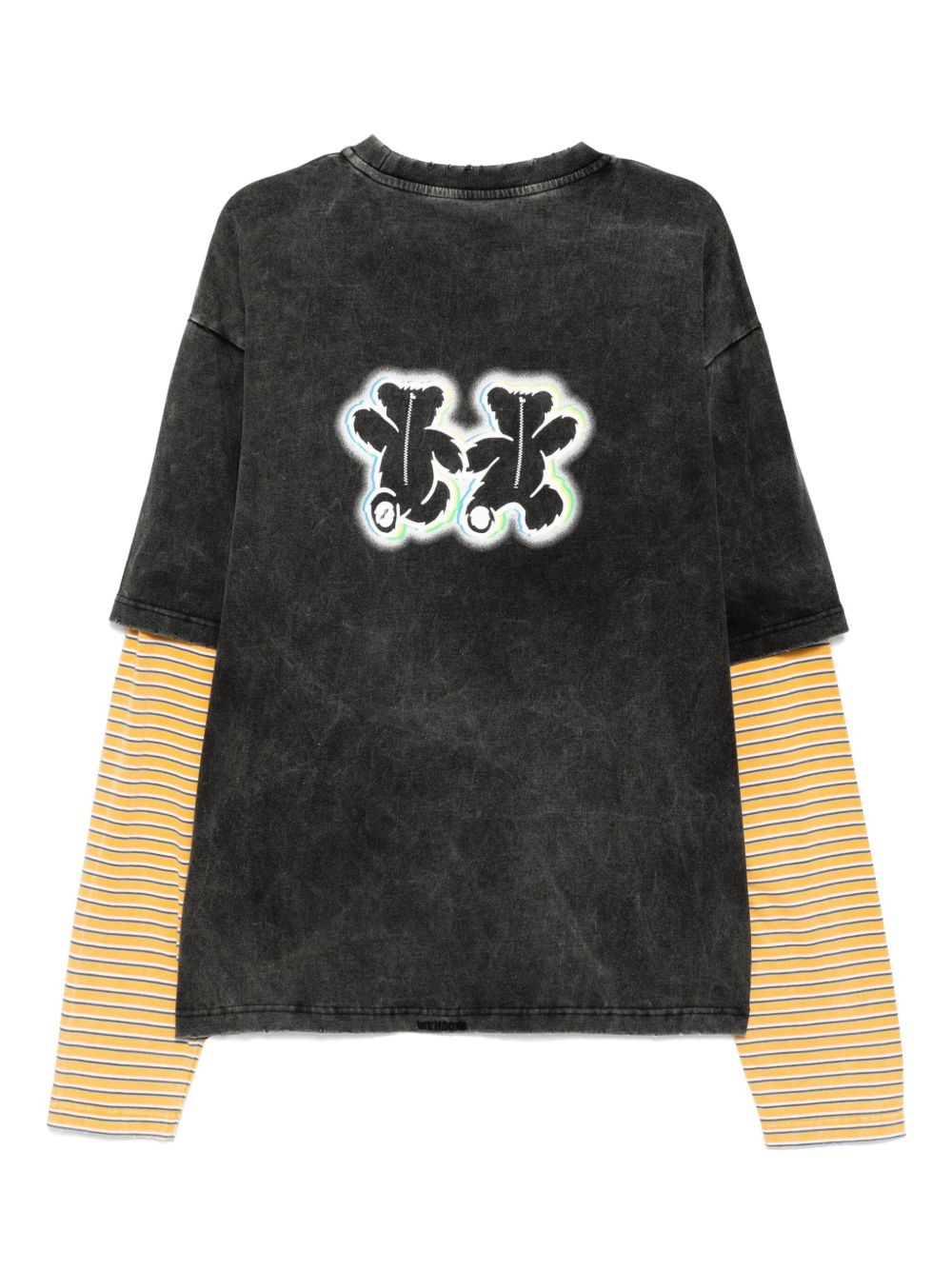 teddy-twins layered T-shirt - 2