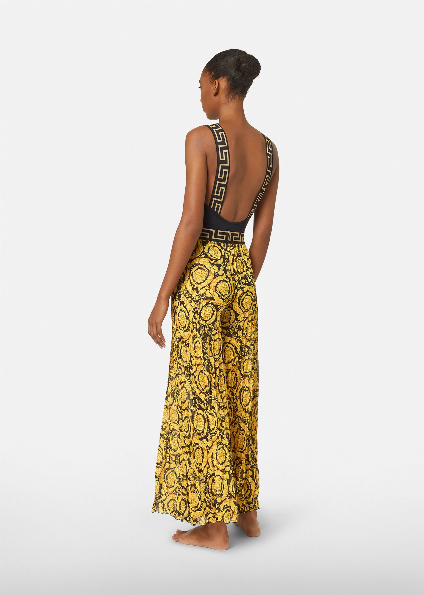 Barocco Pleated Pareo Pants - 3