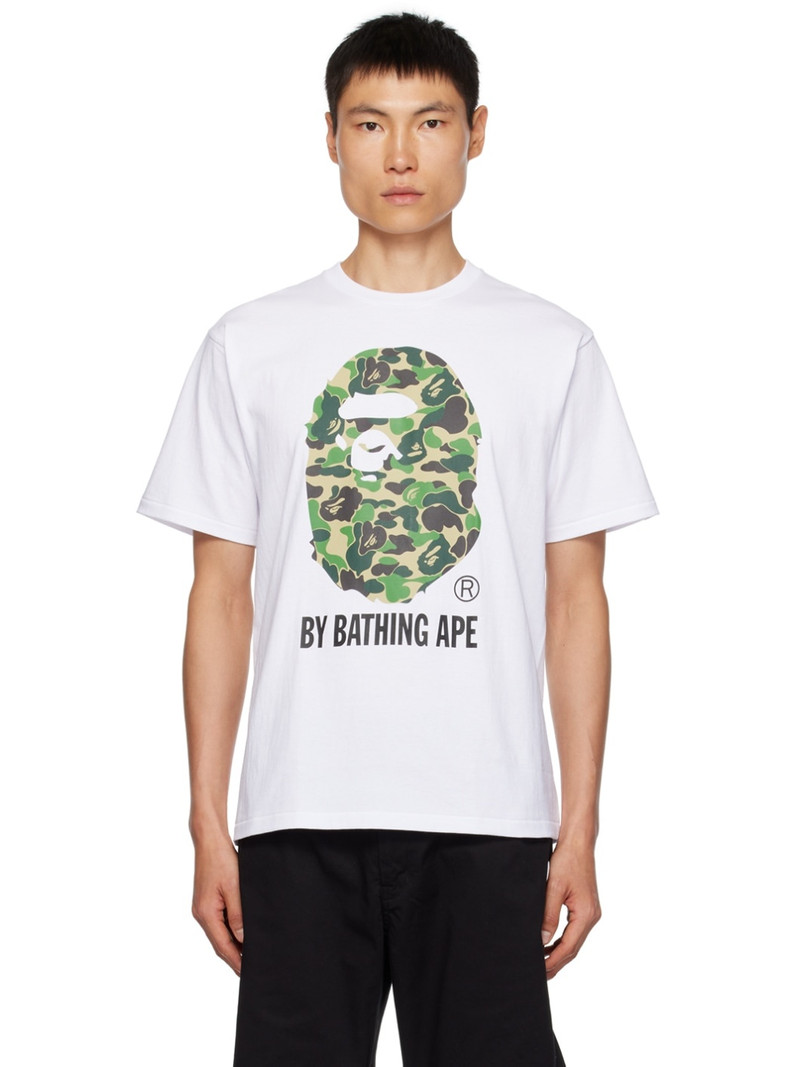 화이트 ABC Camo 티셔츠 - 1