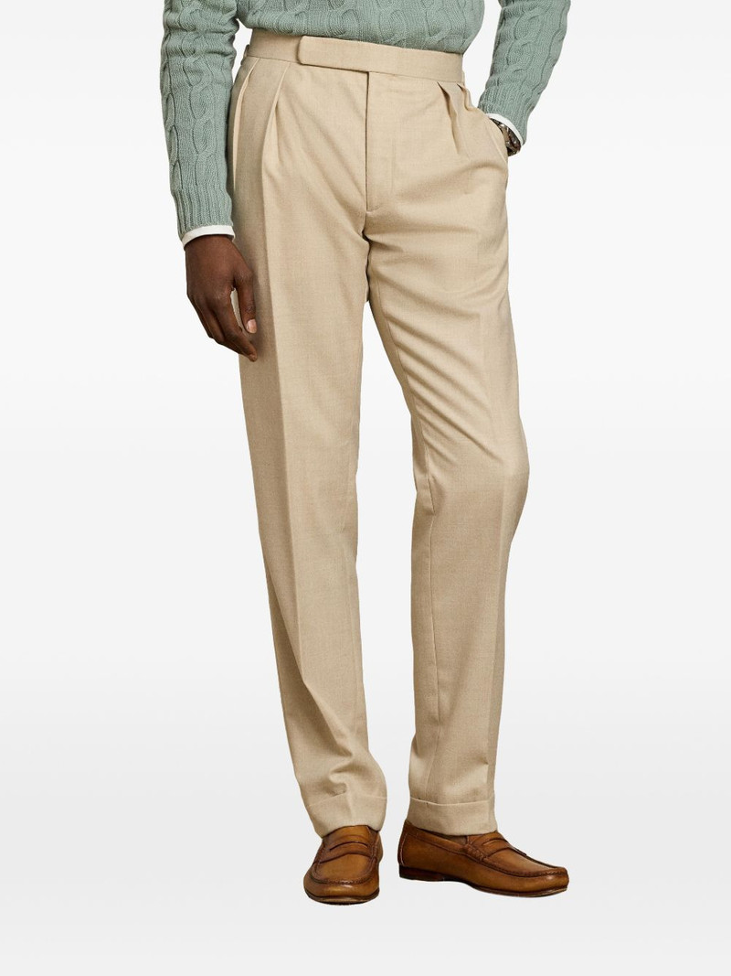 pleated-front tailored trousers 3