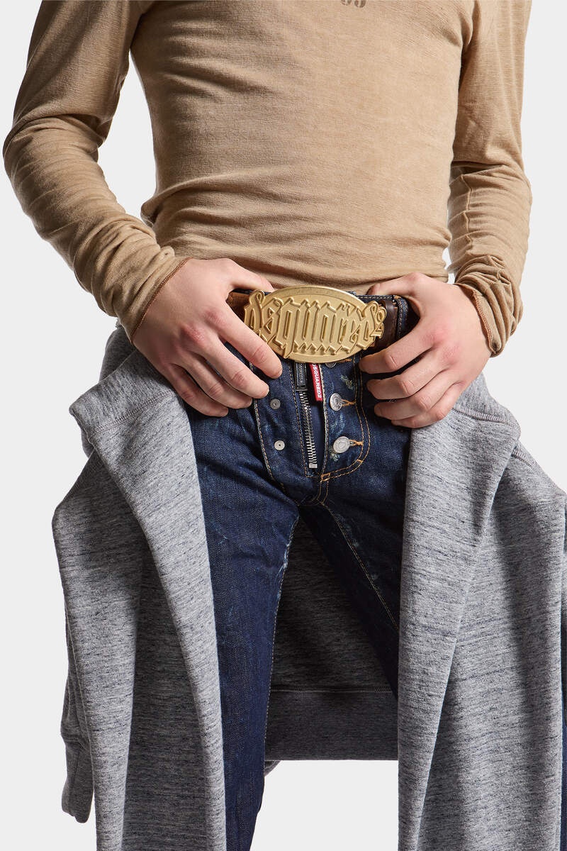 GOTHIC DSQUARED2 PLAQUE BELT - 5