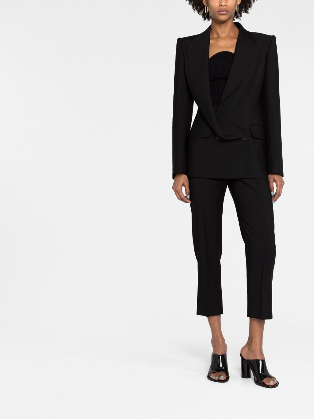 asymmetric double-breasted blazer - 2