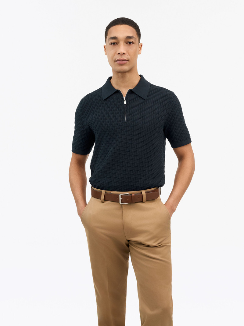 TIGER OF SWEDEN Orbit S Weave Structure Polo outlook