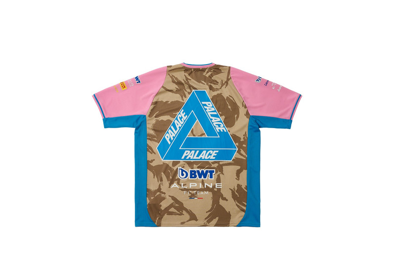 PALACE PALACE KAPPA FOR ALPINE DRIVER JERSEY DESERT CAMO outlook