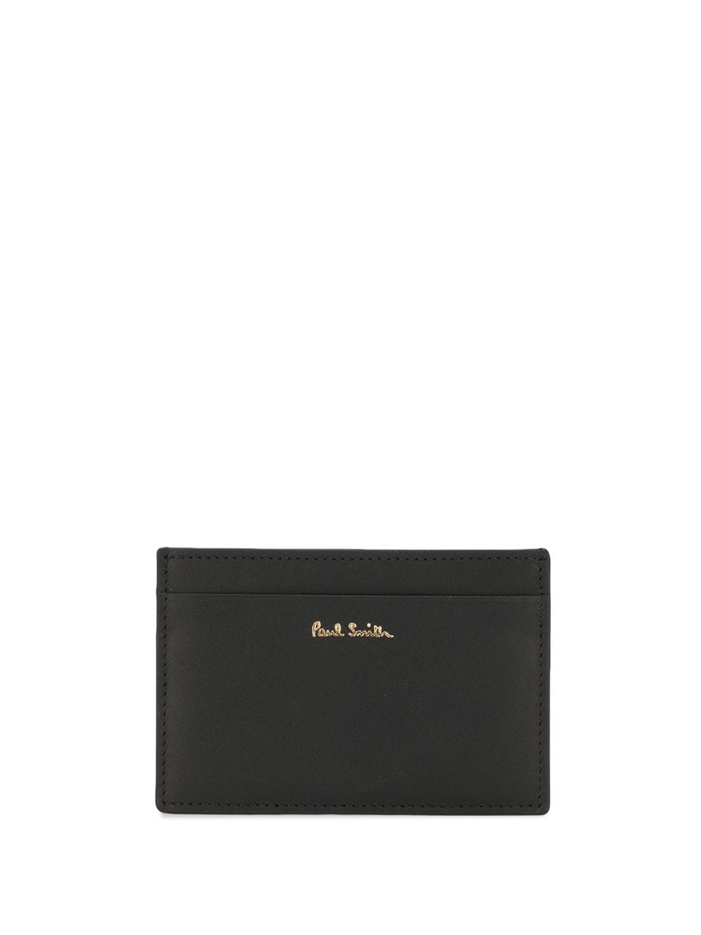 Signature stripe leather credit card case - 1