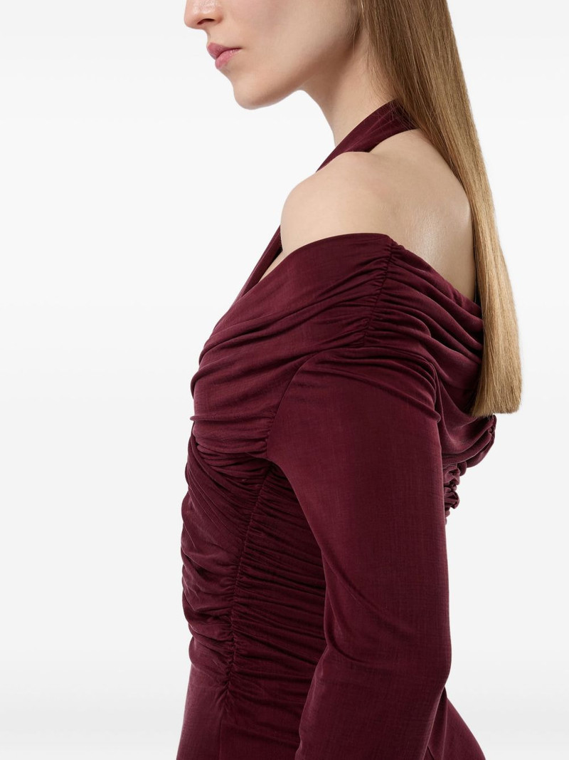 Yvonee draped halterneck jumpsuit 5