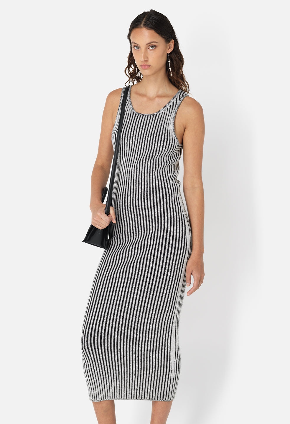 PIPER SILK RIB DRESS - 4