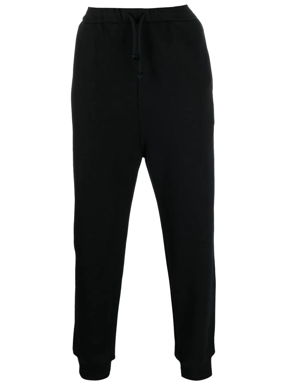 Anagram-embroidered cotton track trousers - 1