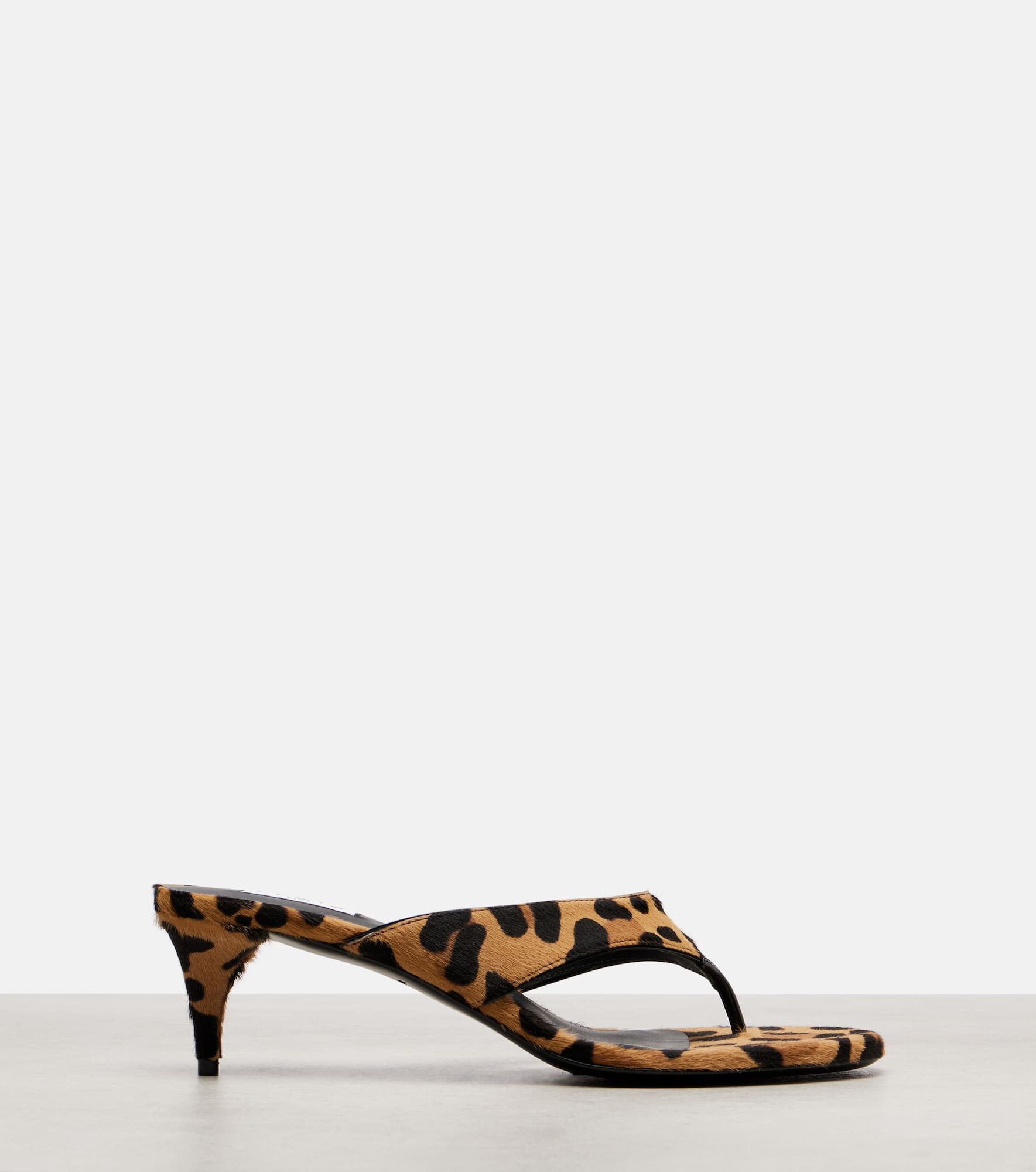 Infradito 55 calf hair thong sandals - 4