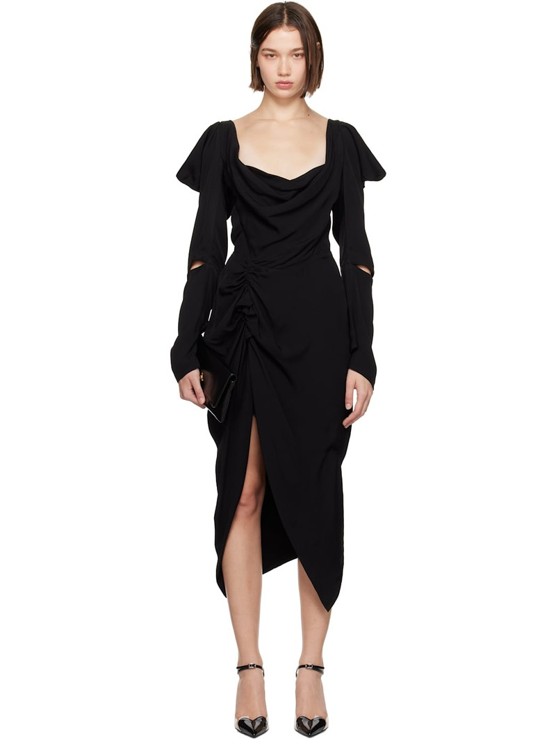 draped dress - 1