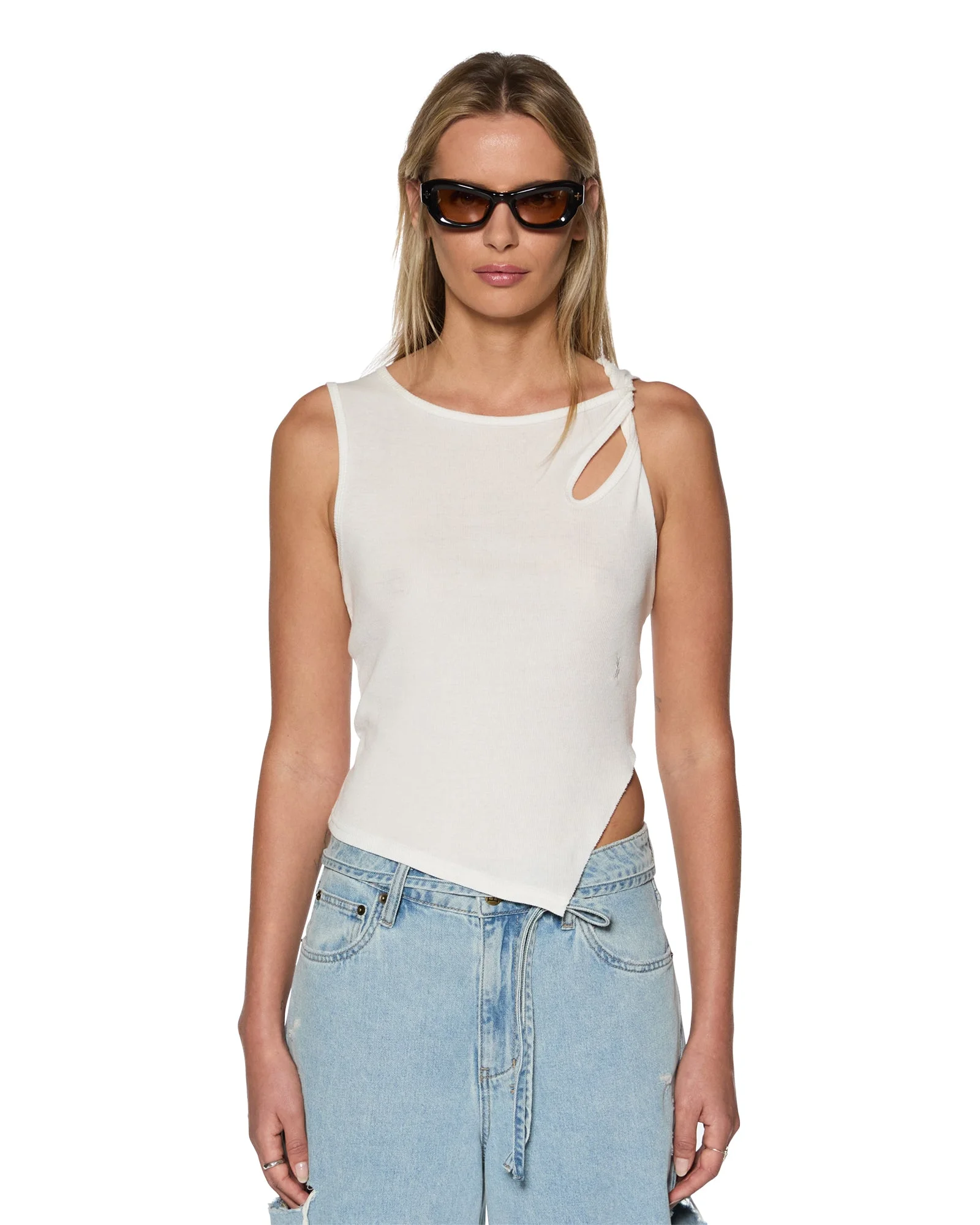 TWISTED TANK WHITE - 1