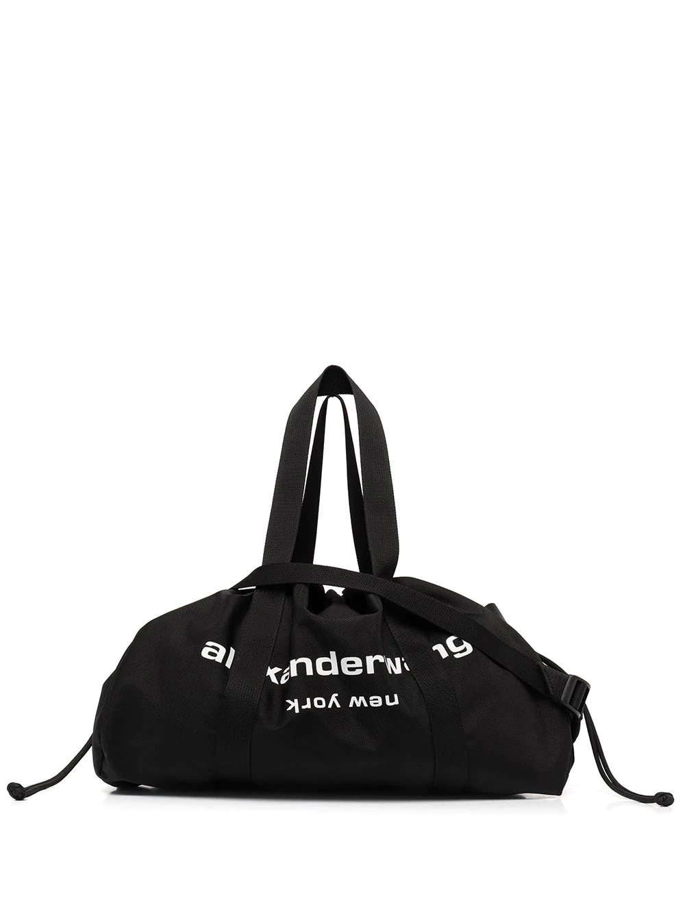 logo-print drawstring duffle bag - 1