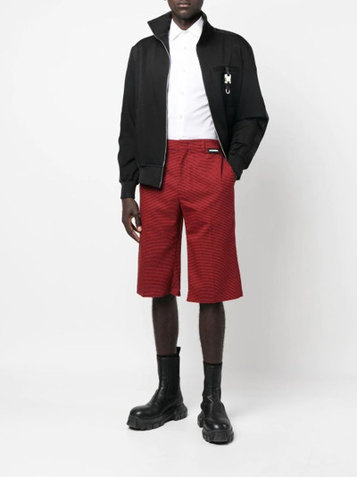 VETEMENTS houndstooth tailored shorts outlook