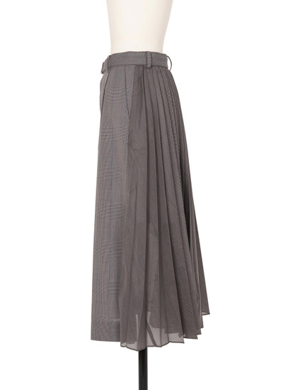 sacai Chalk Stripe / Glencheck Skirt outlook
