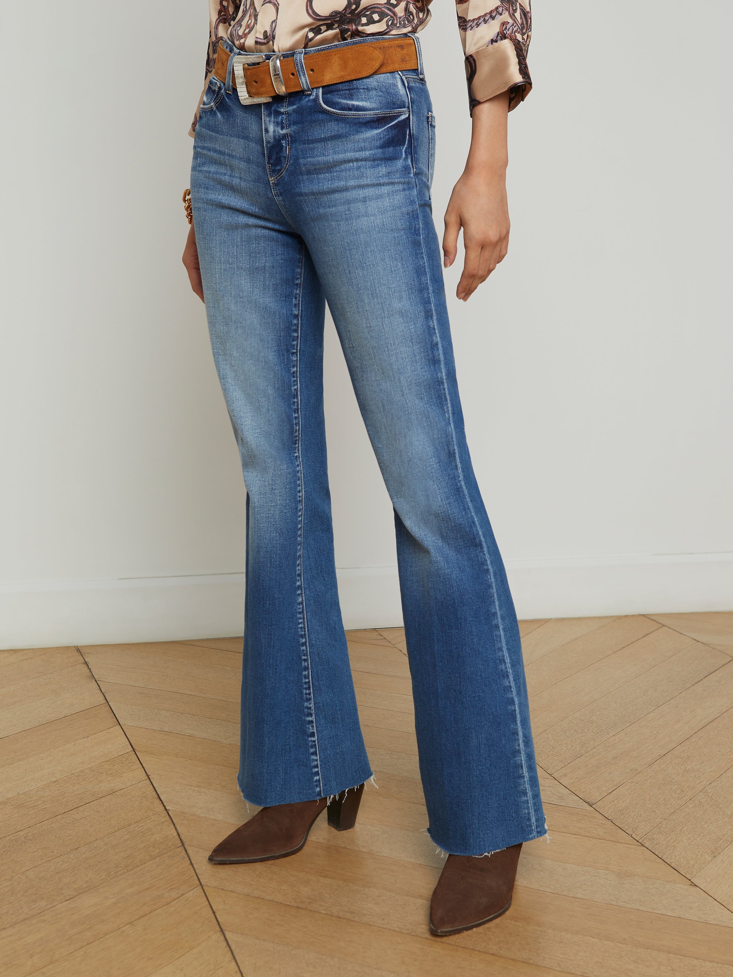 Sera Sneaker Flare Jean - 4