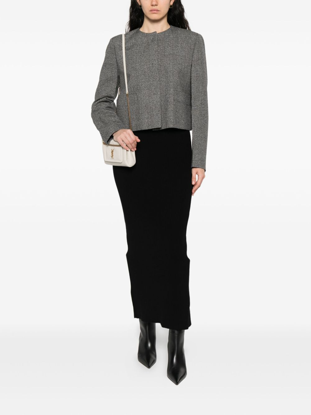 ribbed midi skirt - 2