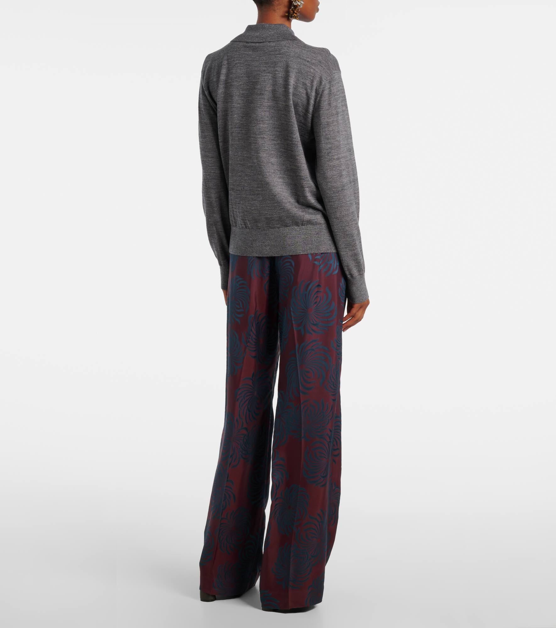 Wool polo sweater - 3
