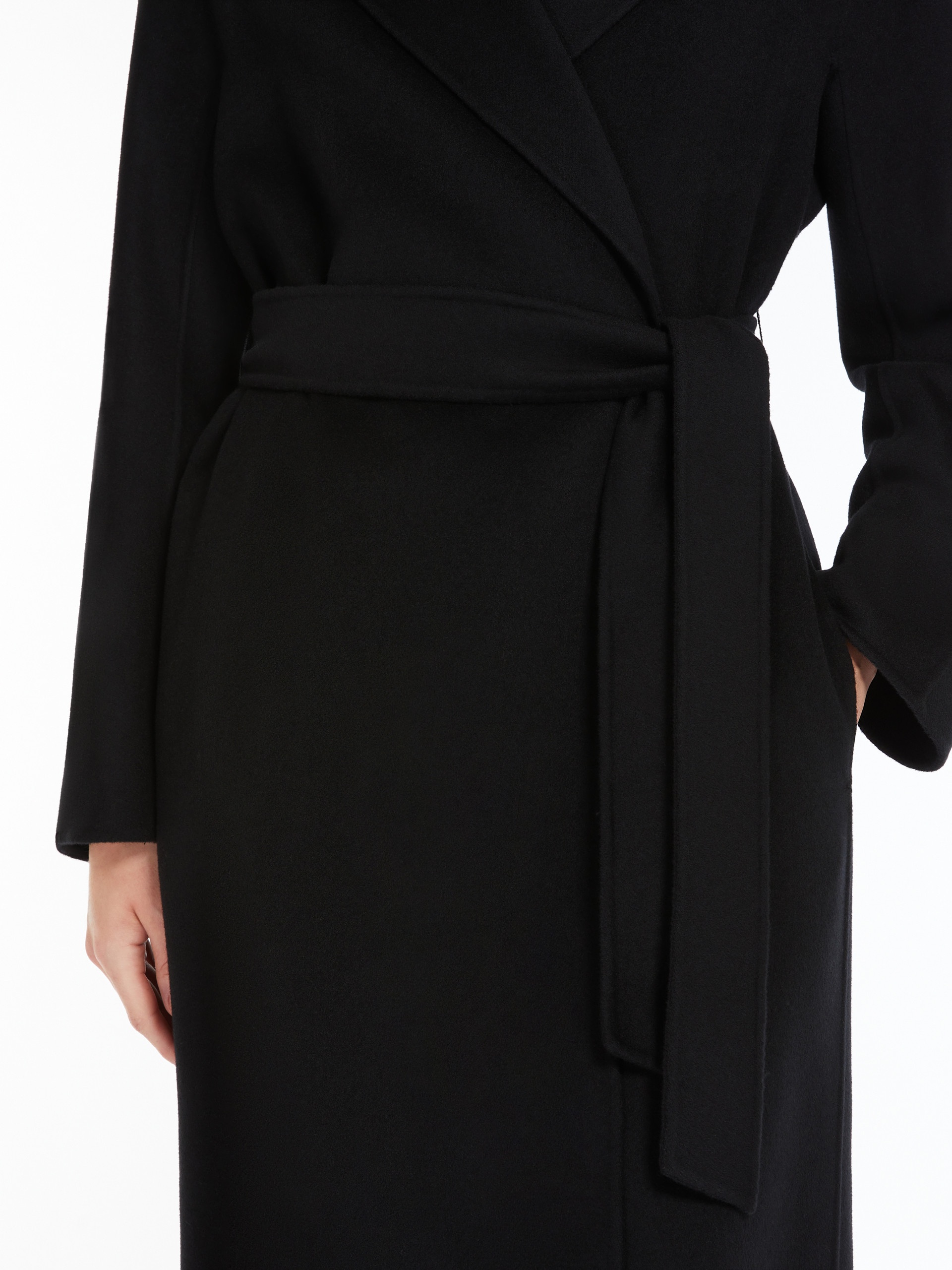 CLES Wool, cashmere and silk wrap coat - 5