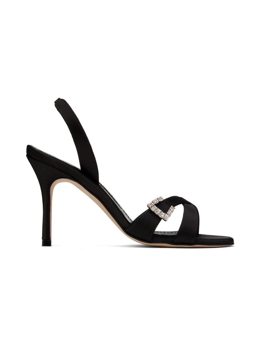 Black Ramisli Heeled Sandals - 1