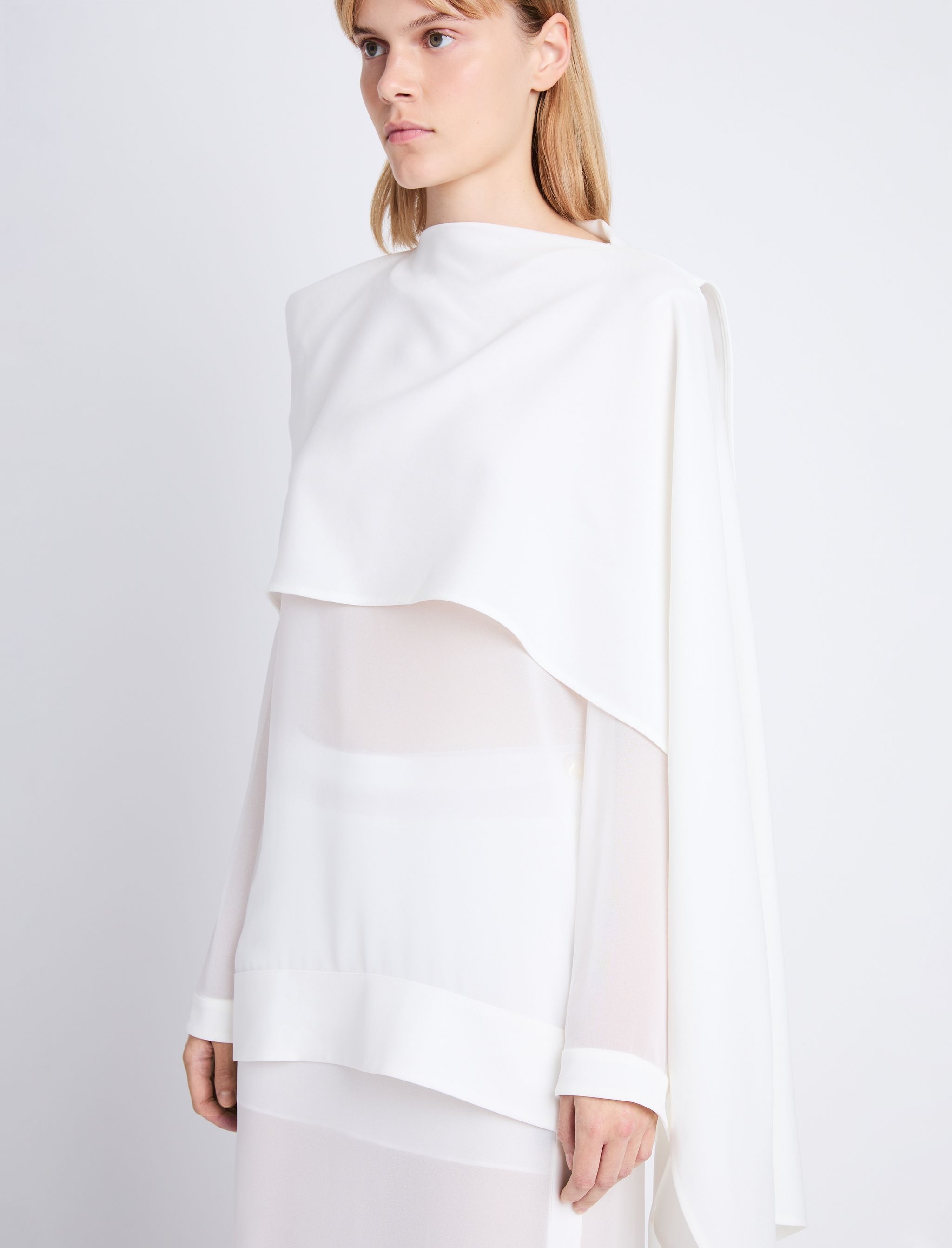 Technical Chiffon Top - 6