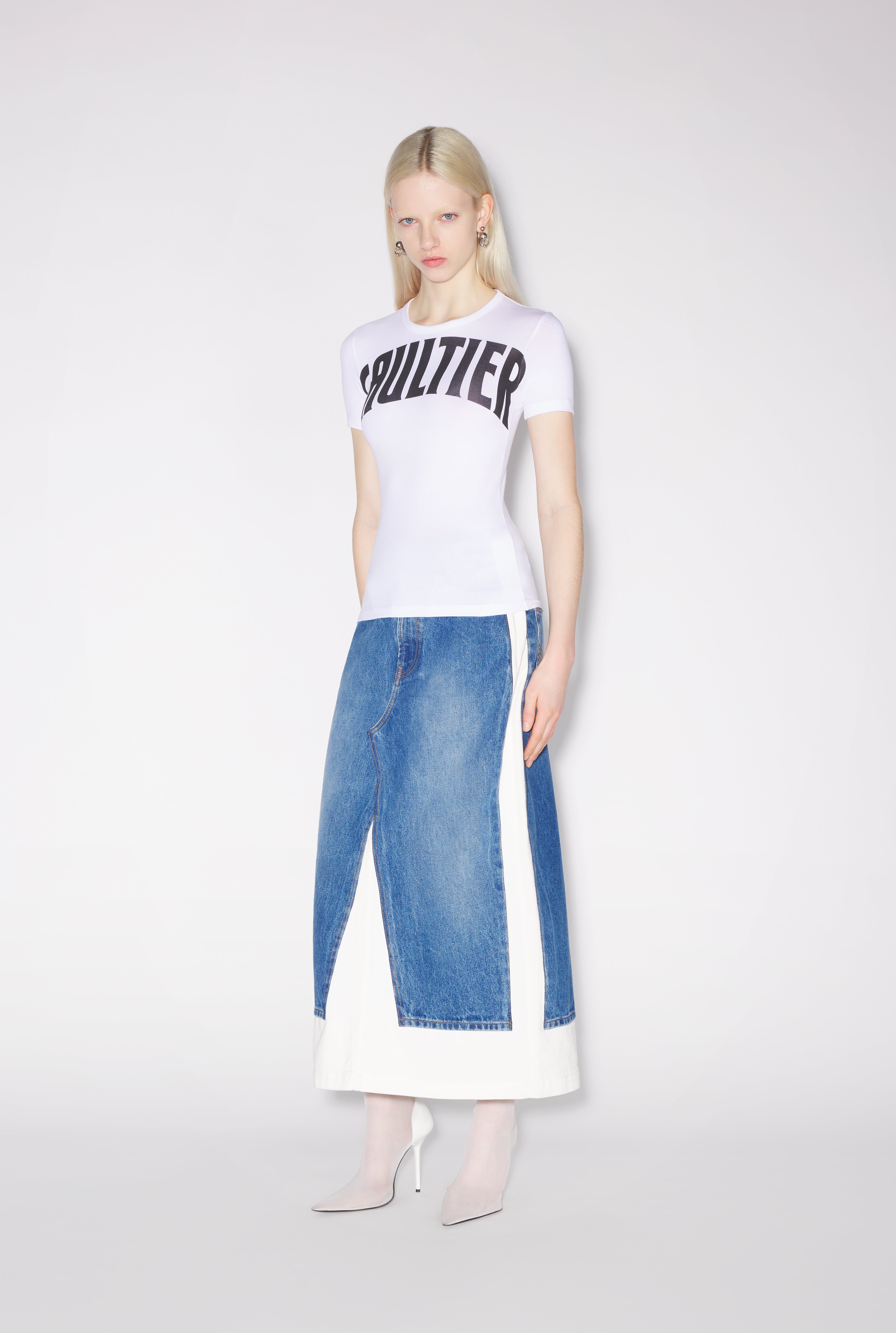 THE WHITE GAULTIER T-SHIRT - 2