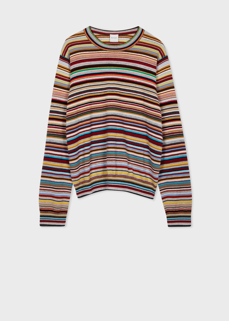 Paul Smith Women's 'Signature Stripe' Cashmere Sweater outlook