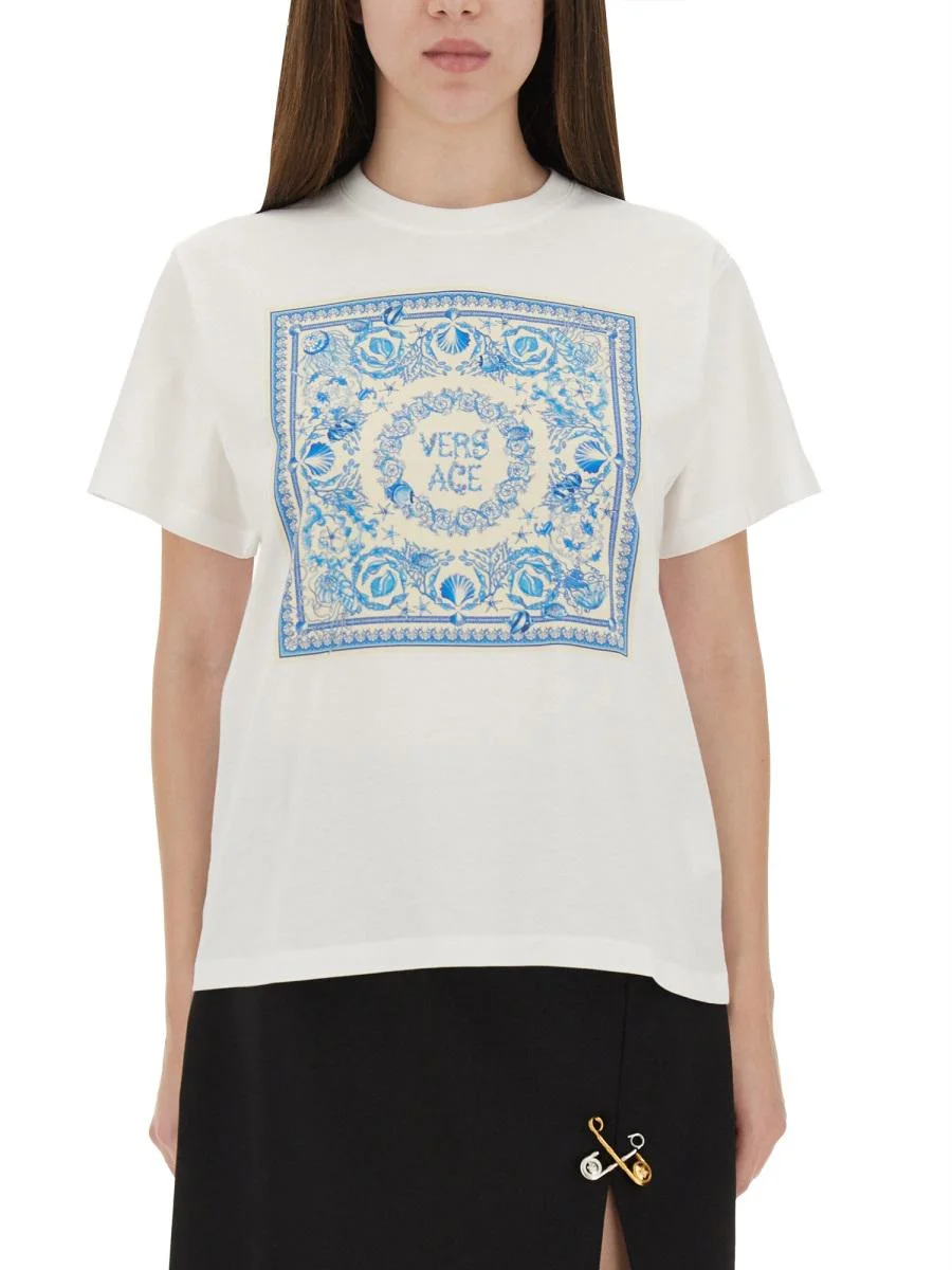 Versace "Underwater Baroque" T-Shirt - 1
