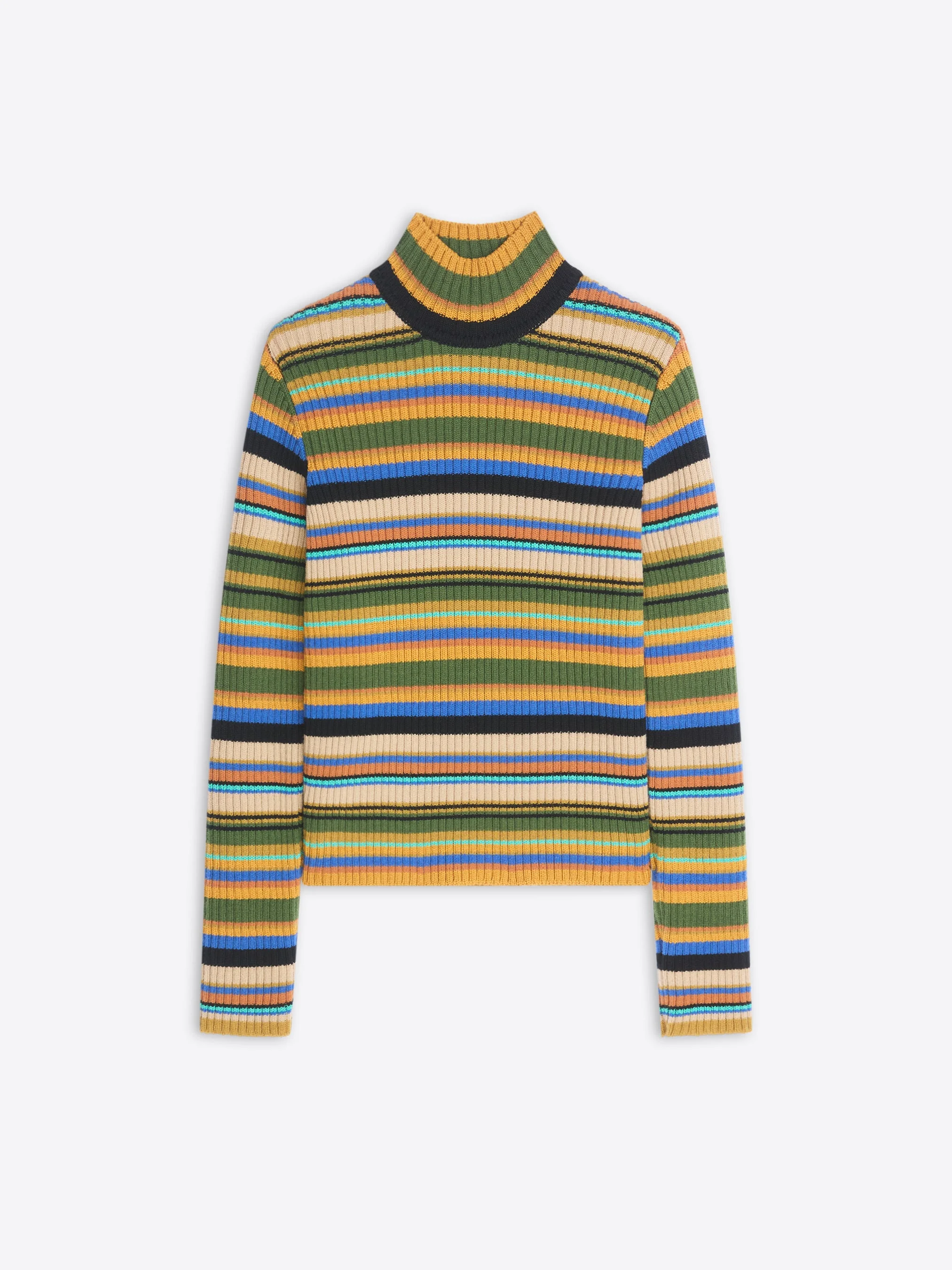 RIBBED WOOL SWEATER - 1
