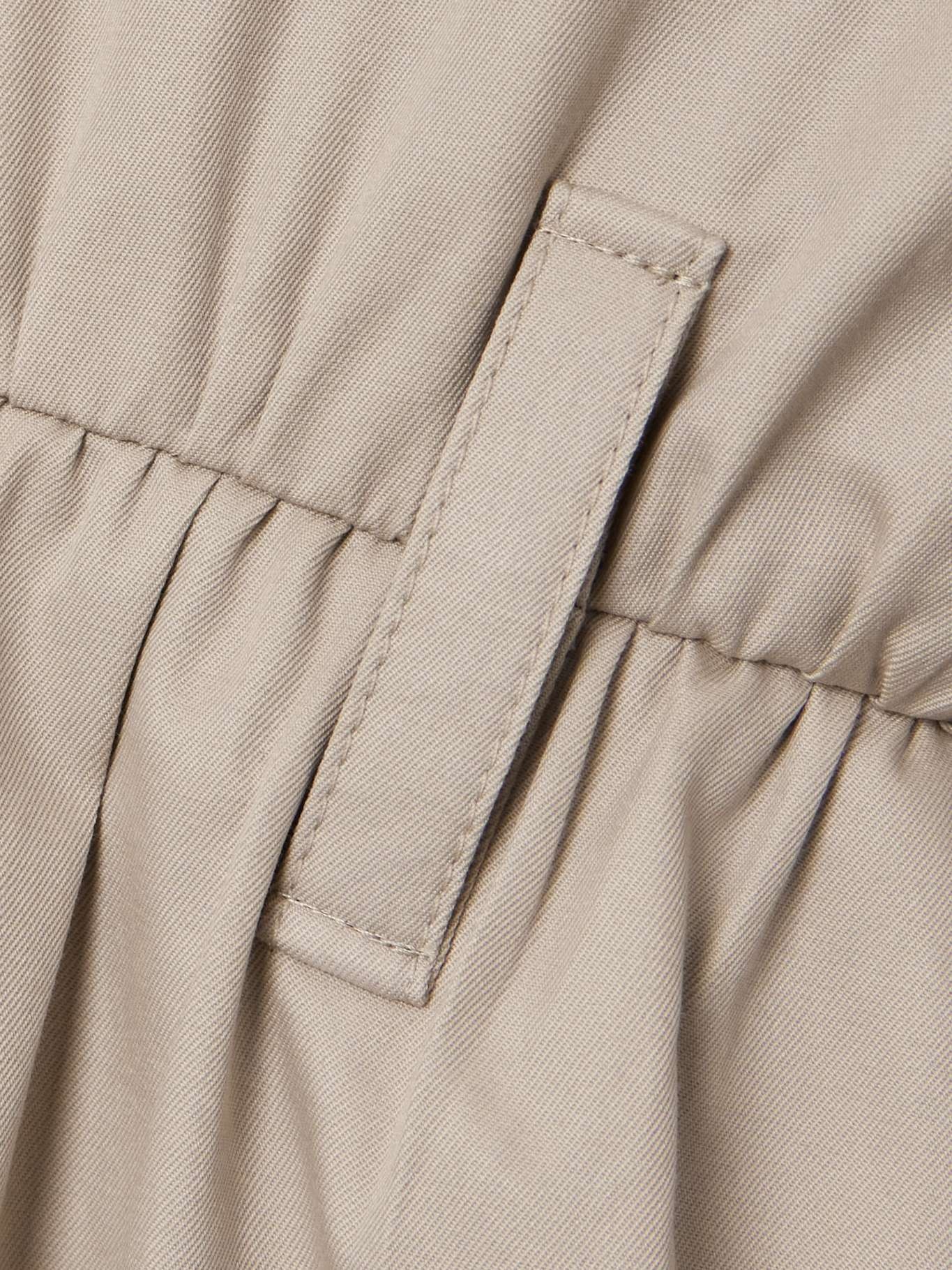 Belted cotton-twill jumpsuit - 5