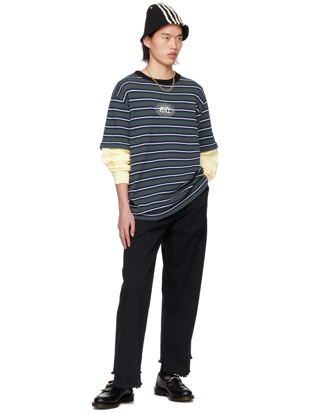 Black Cover Up Trousers - 4