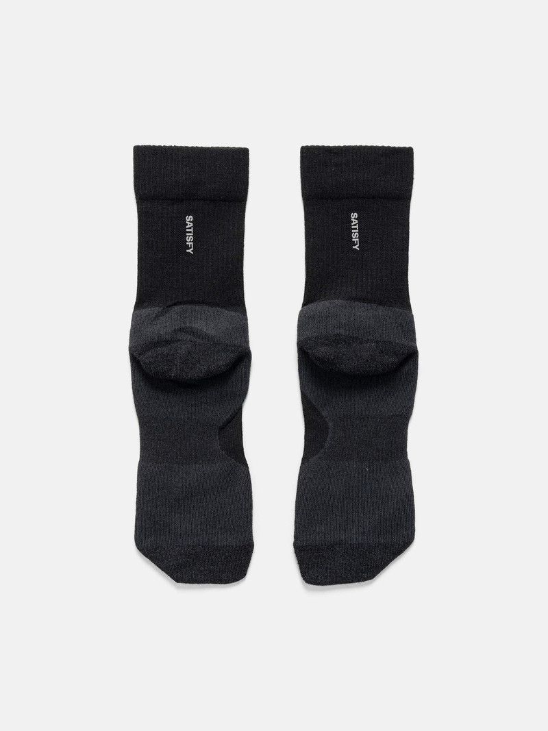 SATISFY Merino Nylon Tube Socks Black outlook