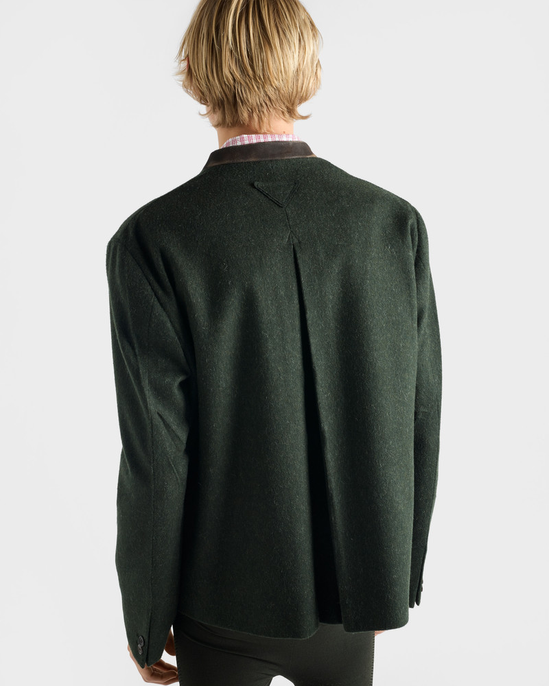 Single-breasted wool jacket 6