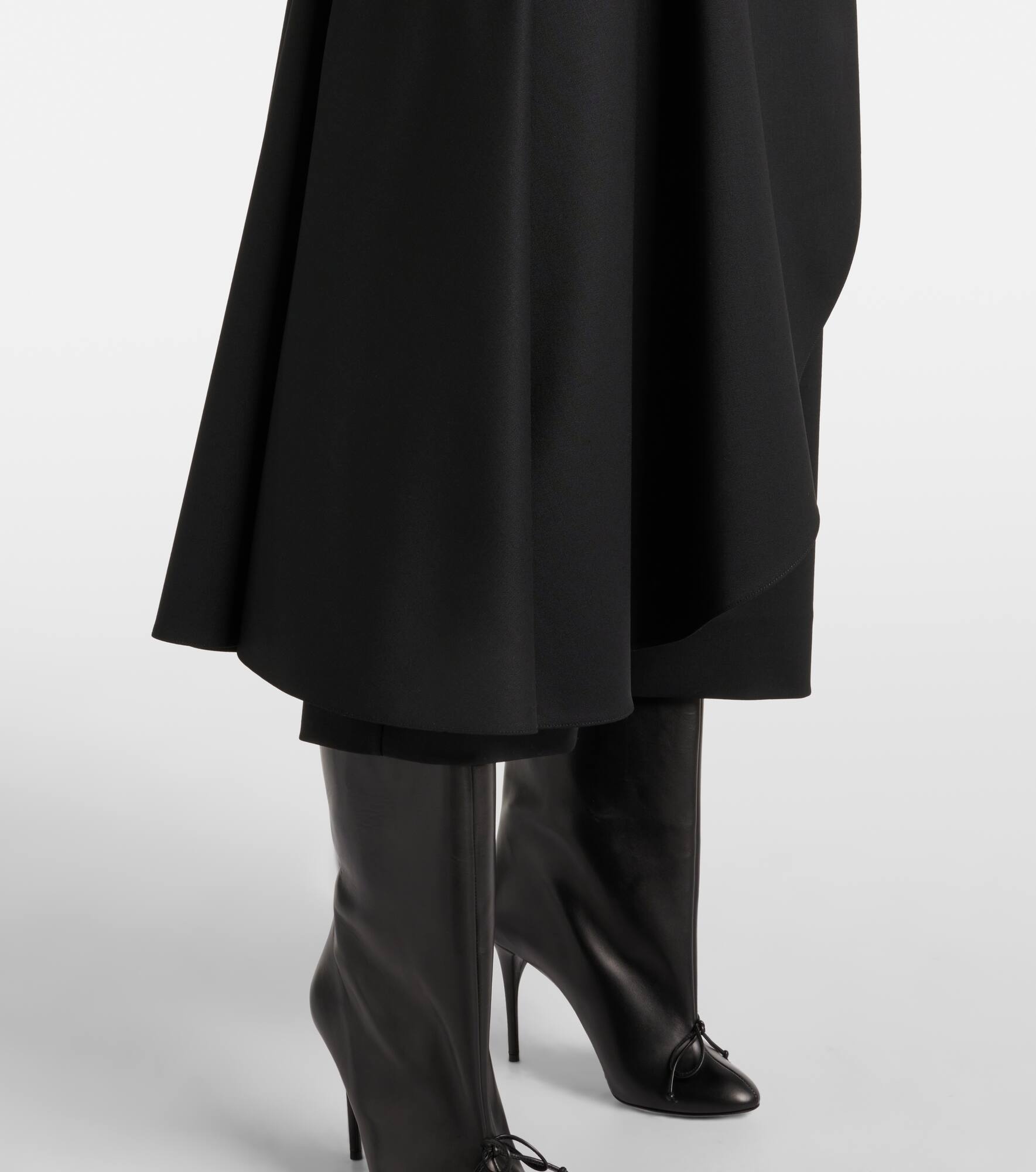 Wool skirt pants - 5